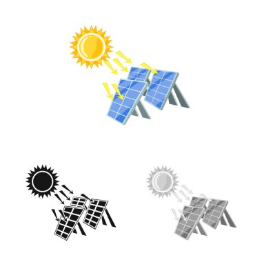 Termal ve istasyon simgesinin vektör Illustration. Termal ve güç stok vektör çizim koleksiyonu.