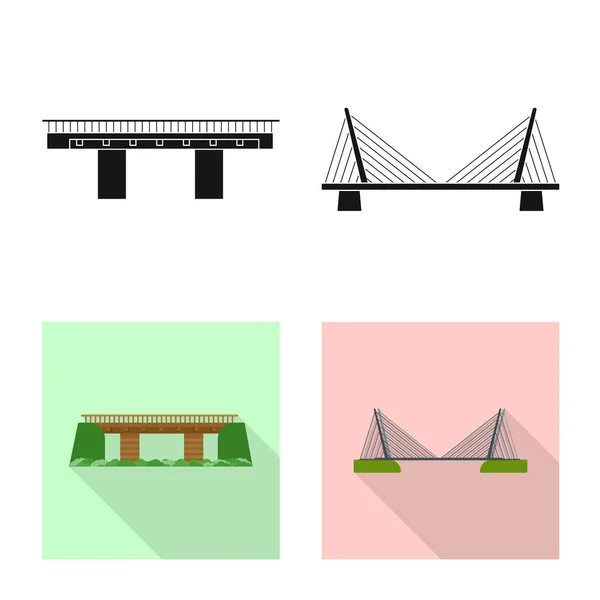 Ilustração vetorial do sinal de conexão e design. Coleção de conexão e ilustração vetorial de estoque lateral . — Vetor de Stock