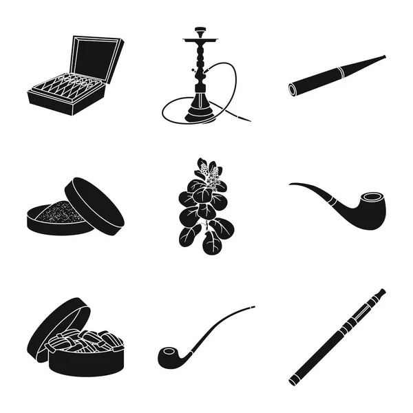 Ilustracja wektorowa anty i zwyczaj ikona. Kolekcja anty i symbol giełdowy tytoniu dla sieci web. — Wektor stockowy