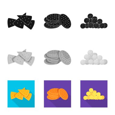 Oktoberfest ve çubuğu simgesinin yalıtılmış nesne. Oktoberfest ve hisse senedi vektör çizim pişirme koleksiyonu.