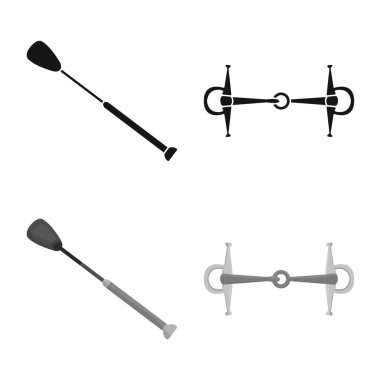 Vektör tasarım ekipman ve logo sürme. Web için ekipman ve rekabet hisse senedi simgesi kümesi.