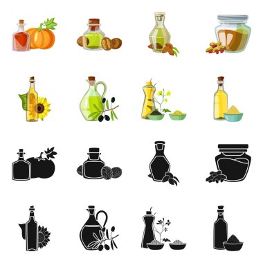 Sağlıklı ve sebze sembolü yalıtılmış nesne. Tarım hisse senedi vektör çizim ve sağlıklı kümesi.