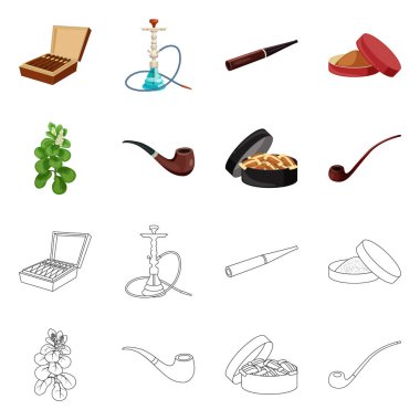 Çöp illüstrasyon vektör ve simge durdurmak. Çöp ve alışkanlık hisse senedi simgesi için web topluluğu.