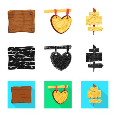 Ham vektör çizim ve orman logosu. Ham topluluğu ve hisse senedi için parke vektör simgesi.