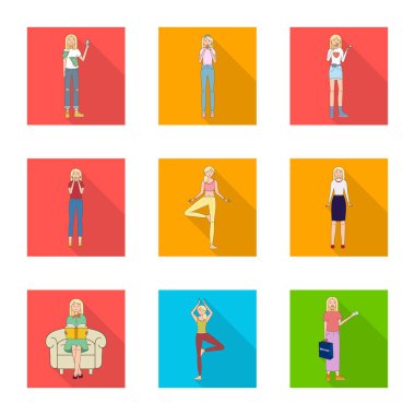 Kadın ve vücut simge vektör tasarımı. Kadın ve stil hisse senedi simgesi için web topluluğu.