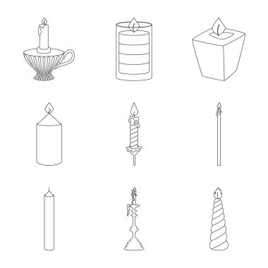 Kaynak ve tören işareti izole nesne. Stok için kaynak ve yangın vektör simgesinin toplanması.