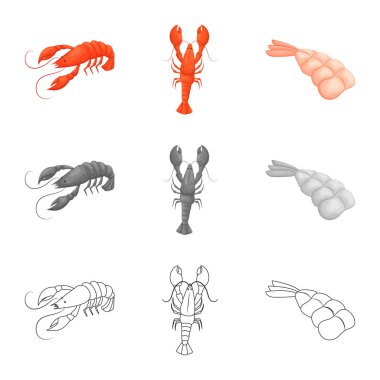 Meze ve okyanus sembolü yalıtılmış nesne. Meze dizi ve hisse senedi için incelik vektör simgesi.