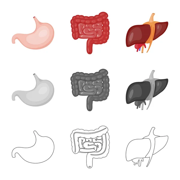 Ilustração vetorial da biologia e do logotipo científico. Coleção de biologia e ícone de vetor de laboratório para estoque . — Vetor de Stock