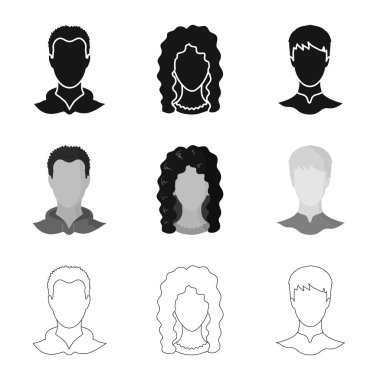 Profesyonel ve fotoğraf simge yalıtılmış nesne. Web için profesyonel ve profil hisse senedi simgesi kümesi.