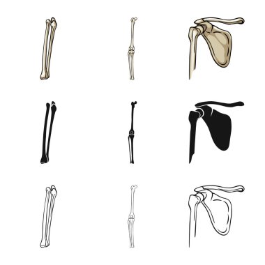 Tıp ve klinik işareti yalıtılmış nesne. İlaç ve tıbbi hisse senedi vektör çizim koleksiyonu.