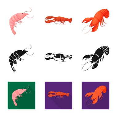 Meze ve okyanus işareti vektör tasarımı. Meze dizi ve hisse senedi için incelik vektör simgesi.