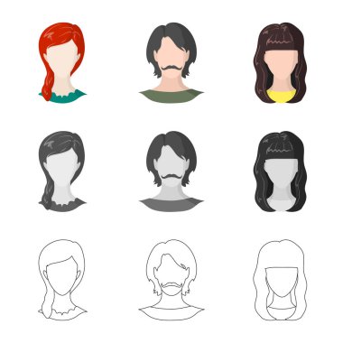 Profesyonel ve fotoğraf simge vektör tasarımı. Profesyonel kümesi ve hisse senedi için profil vektör simgesi.