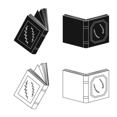 İşareti eğitim ve kapak tasarımını vektör. Eğitim ve kitabevi hisse senedi simgesi için web topluluğu.