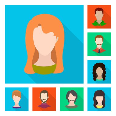 Avatar ve kukla simge vektör tasarımı. Avatar ve şekil hisse senedi simgesi için web topluluğu.