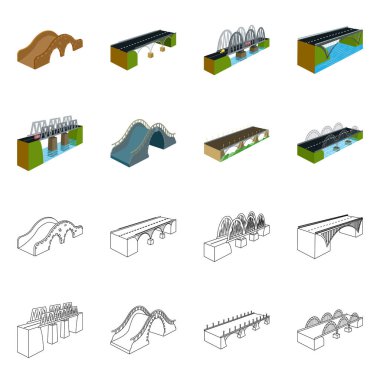 Bağlantı ve tasarım simgesi yalıtılmış nesne. Bağlantı ve yan hisse senedi vektör çizim.