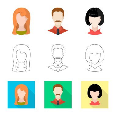 Profesyonel ve fotoğraf simge vektör tasarımı. Profil stok vektör çizim ve profesyonel topluluğu.