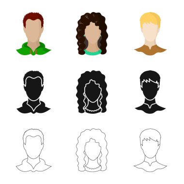 Profesyonel ve fotoğraf simge yalıtılmış nesne. Web için profesyonel ve profil hisse senedi simgesi kümesi.