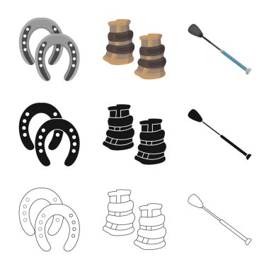 Vektör tasarım ekipman ve iz sürme. Ekipman ve rekabet hisse senedi simgesi için web topluluğu.