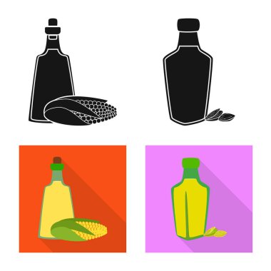 Sağlıklı ve sebze sembolü yalıtılmış nesne. Sağlıklı topluluğu ve hisse senedi için tarım vektör simgesi.