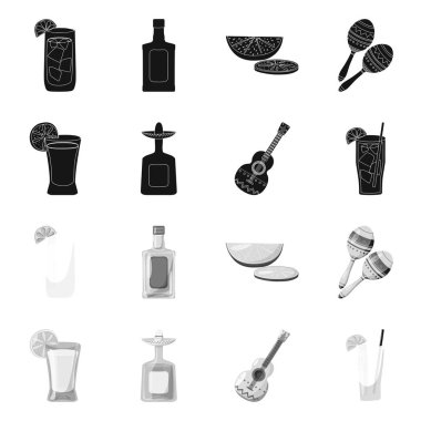 Kafe ve Latin simge vektör tasarımı. Kafe ve web için ulusal hisse senedi simgesi.