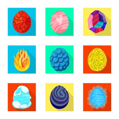 Hikayenin izole nesnesi ve büyük bir işaret. Hikaye ve tarih öncesi stok vektör illüstrasyon koleksiyonu.