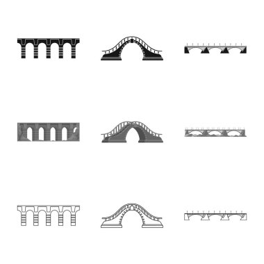 Bağlantı ve tasarım simge vektör Illustration. Bağlantı ve yan hisse senedi vektör çizim.