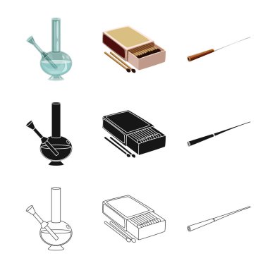 Çöp tasarımını vektör ve logo durdurmak. Çöp ve alışkanlık hisse senedi simgesi için web topluluğu.