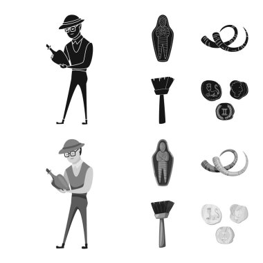 Hikaye ve öğeleri işaret yalıtılmış nesne. Hikaye ve öznitelikleri koleksiyonu stok web simgesi.