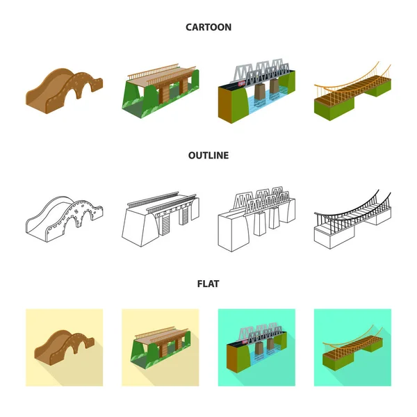 Geïsoleerde object van verbinding en design symbool. Aantal verbinding en kant vector pictogram voor voorraad. — Stockvector