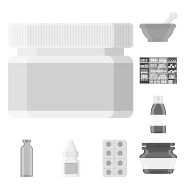 Tıp ve sağlık işareti vektör Illustration. Tıp ve yardım hisse senedi vektör çizim topluluğu.