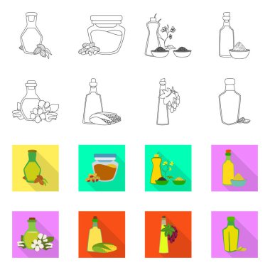 Sağlıklı ve sebze logo vektör tasarımı. Tarım hisse senedi vektör çizim ve sağlıklı topluluğu.