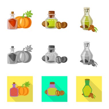 Sağlıklı ve sebze işareti vektör tasarımı. Tarım hisse senedi vektör çizim ve sağlıklı topluluğu.