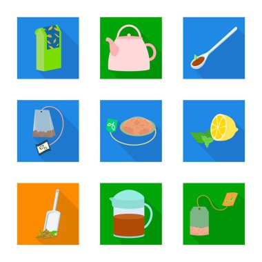 Ürün ve organik sembol vektör illüstrasyon. Ürün ve çiçek stok vektör illüstrasyon koleksiyonu.