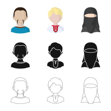 Kopyacı ve yerleşik simge yalıtılmış nesne. Kopyacı ve kültür hisse senedi vektör çizim koleksiyonu.