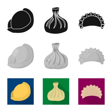 Ürünler ve pişirme simge vektör Illustration. Ürünler ve meze hisse senedi vektör çizim.