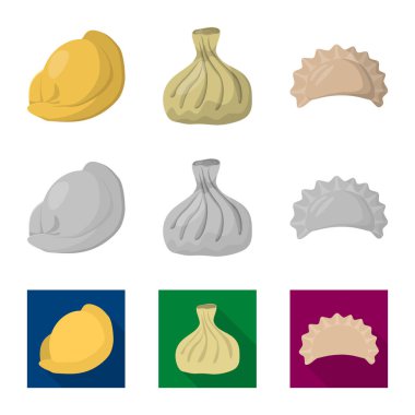 Ürünler ve pişirme simge yalıtılmış nesne. Ürünler ve web için meze hisse senedi simgesi.