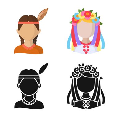 Kopyacı ve ikamet logo yalıtılmış nesne. Kopyacı ve hisse senedi için kültür vektör simge kümesi.