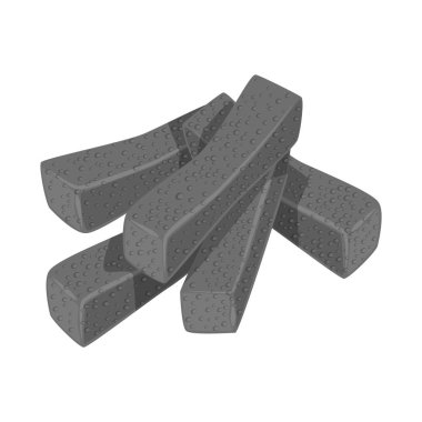 Kruton ve ekmek logosu vektör illüstrasyon. Web için kruton ve kraker stok sembolü koleksiyonu.