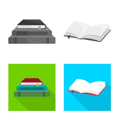 İşareti eğitim ve kapak tasarımını vektör. Eğitim ve kitabevi hisse senedi vektör çizim koleksiyonu.