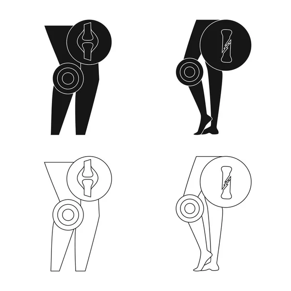 Projeto vetorial do hospital e logotipo de renderização. Conjunto de hospital e ícone de vetor de ajuda para estoque . —  Vetores de Stock