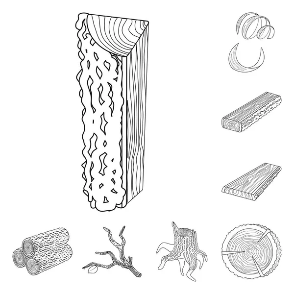 Ilustração vetorial de tabuleta e placa de madeira. Conjunto de sinalização e ilustração do vetor de estoque de madeira . — Vetor de Stock