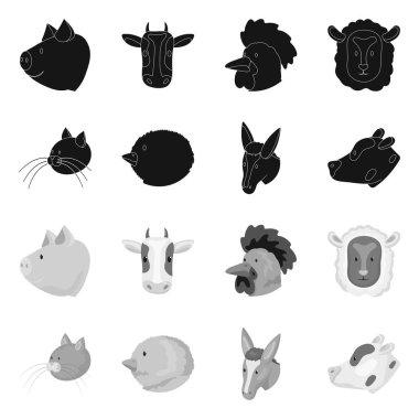 Tarım ve Hayvancılık simge vektör Illustration. Tarım ve organik hisse senedi simgesi için web topluluğu.