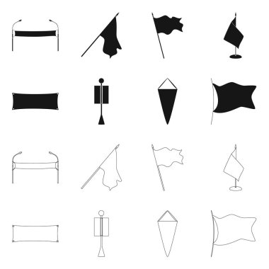 Doku ve sunu simge vektör Illustration. Hisse senedi için doku ve medya vektör simge kümesi.