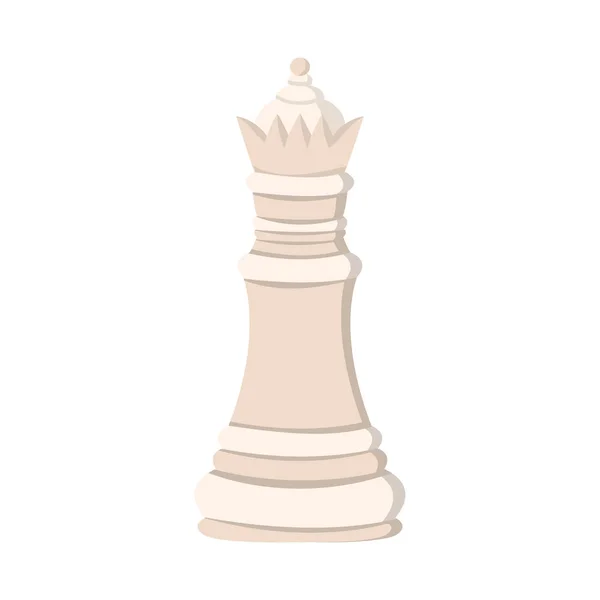 Vector design of queen and board icon. Set of queen and mate stock symbol for web. — Stock Vector