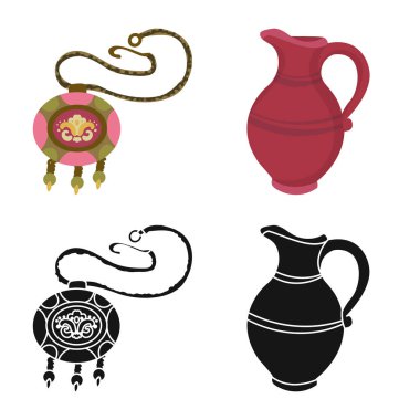 Kültür ve gezi simge vektör çizimi. Kültür ve özgünlük hisse senedi vektör çizim topluluğu.