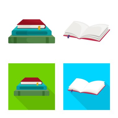 İzole işareti eğitim ve kapak nesne. Eğitim ve kitabevi hisse senedi simgesi için web topluluğu.