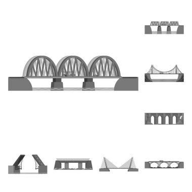 Tasarım tasarım vektör ve oturum oluşturur. Tasarım ve köprü hisse senedi vektör çizim topluluğu.