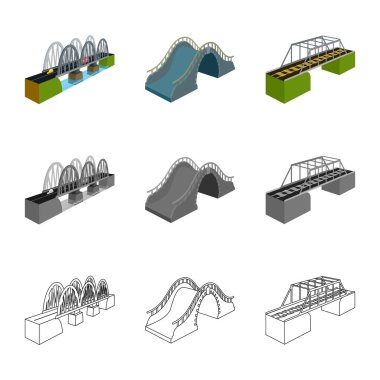 İllüstrasyon işareti bağlantı ve tasarım vektör. Bağlantı ve yan hisse senedi vektör çizim koleksiyonu.