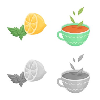 Sağlıklı ve çiçek işareti vektör Illustration. Sağlıklı ve degrade hisse senedi vektör çizim topluluğu.