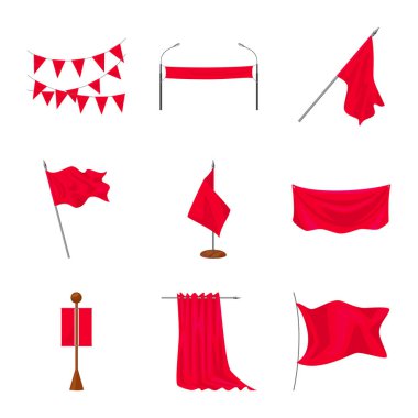 Promosyon ve tekstil logosu izole nesne. Promosyon el ve beyaz stok vektör illüstrasyonkoleksiyonu.